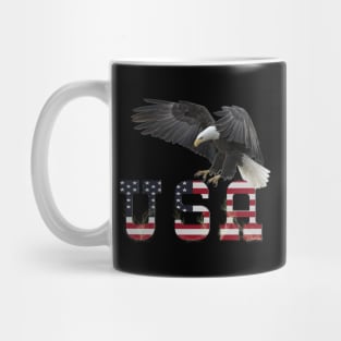 Eagle Patriotic USA Flag Mug